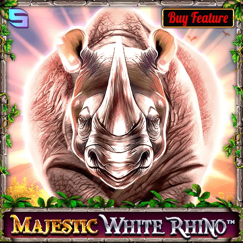 Обкладинка слота Majestic White Rhino